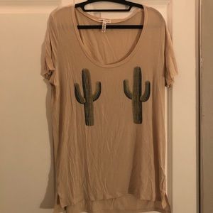 ‼️MOVING SALE! Cactus PINK T-shirt